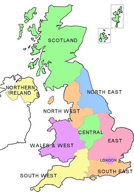 MAp of UK select area and click